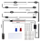 RGB Rock Lights, Multicolor Underglow Lights Kit w 10