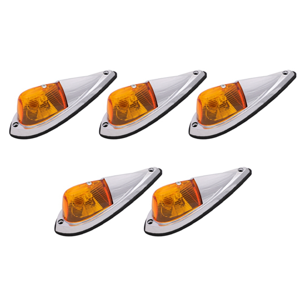 Dc 12V Teardrop Cab Marker Front Rear Amber/Light 4852609894643