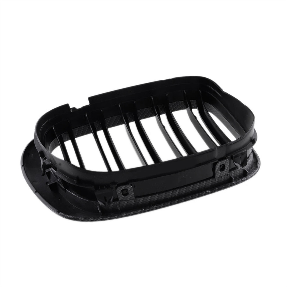 Front Bumper Kidney Grill Replacement Dual Slat Gr Black 4852609894483