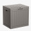 31GAL  Resin Deck Box, Lockable Patio Outdoor Storage Box - Grey 1