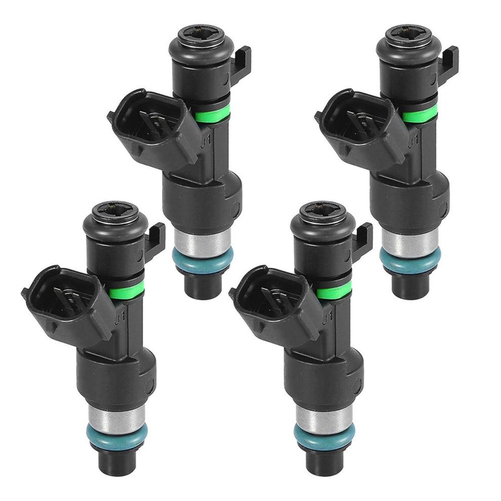 4Pcs Fuel Injector H025241 For Mk1 J10 Mr20de, Iii Black 4852609841708