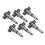 6PCS 2418455597 2455-597 Pump Elements Barrels & P 1