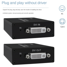 DVI RJ45 Cat6 Extender mit 60 m langem Datenkabel