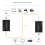 DVI RJ45 Cat6 Extender mit 60 m langem Datenkabel 7