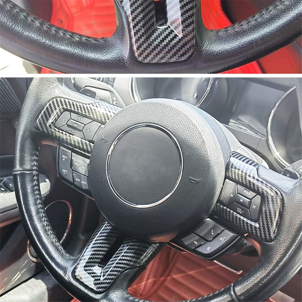 Automobile Carbon Fiber Steering Wheel Decorative 4852609846246