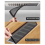 2-pack 4x10 svart golvventilationsnät - silikonmagnetisk luft 7
