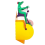 Creatives Frog Riding Unicycle Wall Mounted Paper Roll Holder - Unique 1