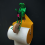 Creatives Frog Riding Unicycle Wall Mounted Paper Roll Holder - Unique 3