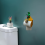 Creatives Frog Riding Unicycle Wall Mounted Paper Roll Holder - Unique 5