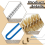 3 Pcs Fryer Cleaning Tools,Stainless Steel Deep Tools,Basket Brush,Air 4