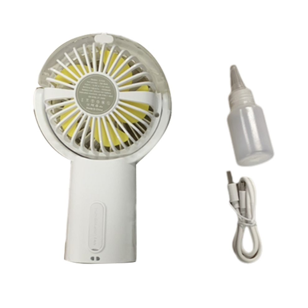 Misting Fan Portable Handheld Fan, 4000Mah Rechargeable Power Bank,Coo 4852641434586