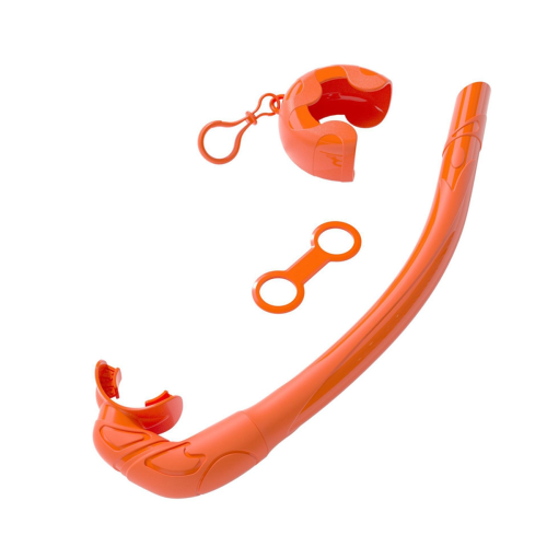 Soft Silicone Diving Snorkel, Portable and Foldable Design, Easy to Br 1