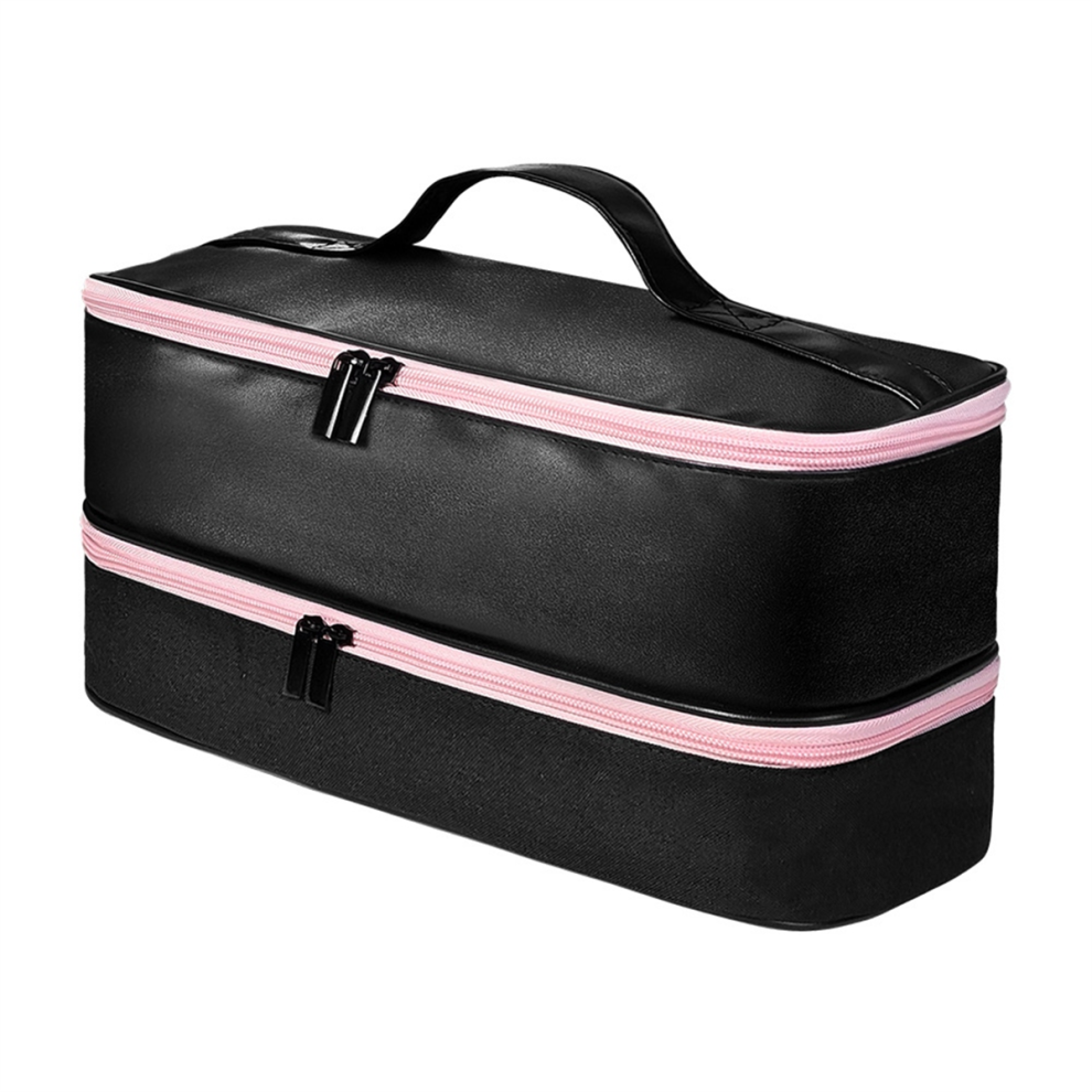 Typecat Portable Double Layer Hair Dryer Curling Iron Straightener Storage Bag