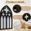 Gothic Mirrors Wall Decor Arched Mirror Mounted Goth Room Vintage Cath 3
