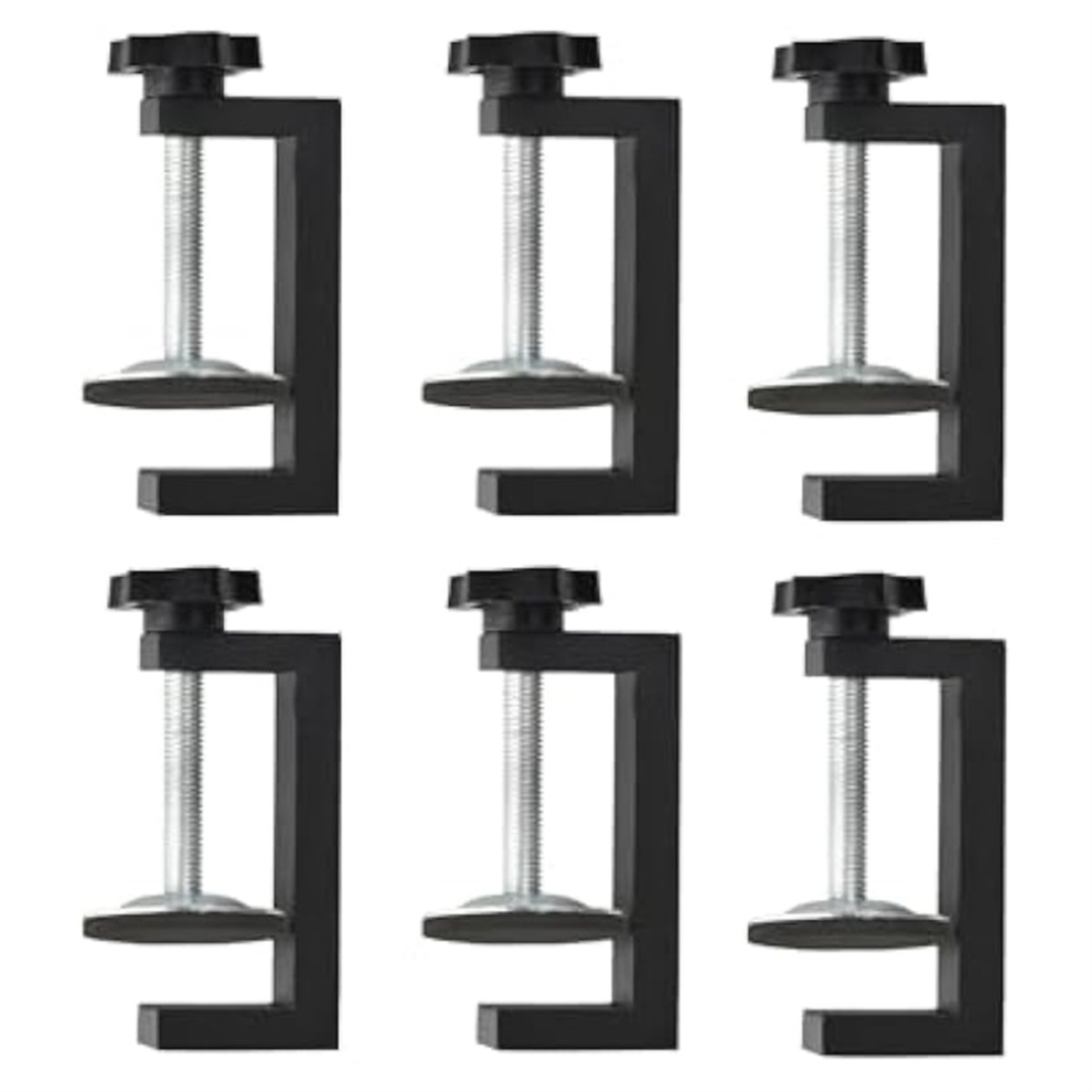 Typecat 6Pcs G Clamps For Woodworking Universal C-Clamp Small Desk Clamp Cabin