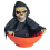 Halloween Candy Bowl Dish with Motion Ghost Fruit Bowls Light Up Eyes 1