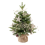 Mini Desktop Christmas Tree Atmosphere Decoration Rotating Music Box H 1