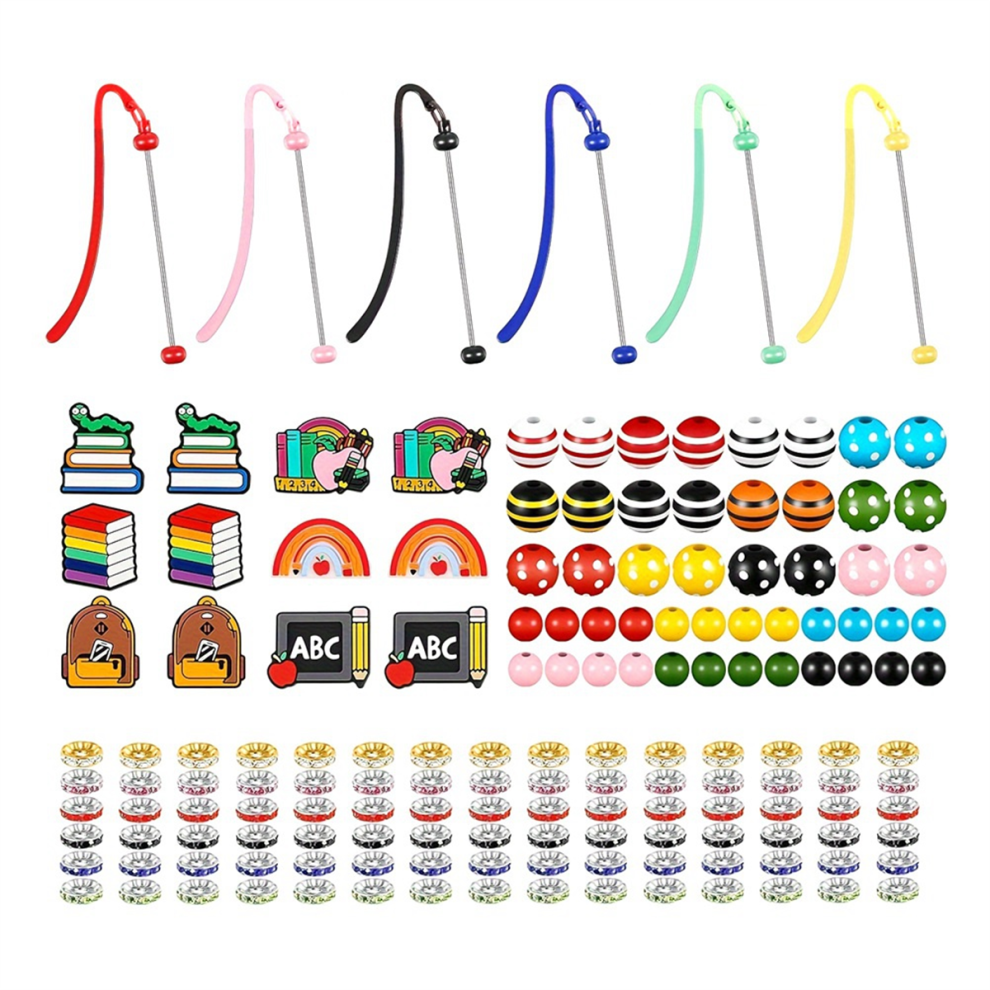 Photos - Other Office Equipment 156 Pcs Beadable Bookmarks Back to School Supplies DIY Beaded Bookmark