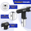 15 Pieces Airless Paint Sprayer Tips Set,Reversible Nozzle with Spacer 7