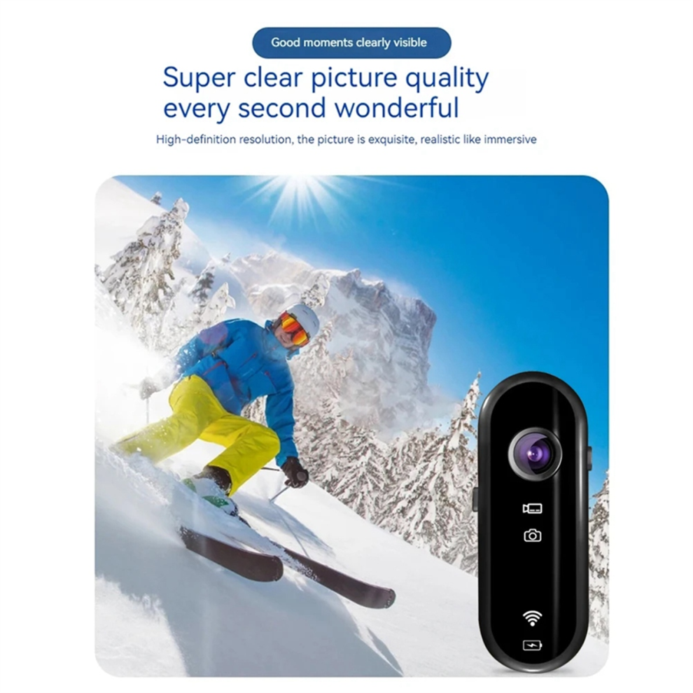 Videocamera D'azione Hd 1080P Con Registratore Video Anti-Vibrazione 2.4G Wifi Sport Dv B-image