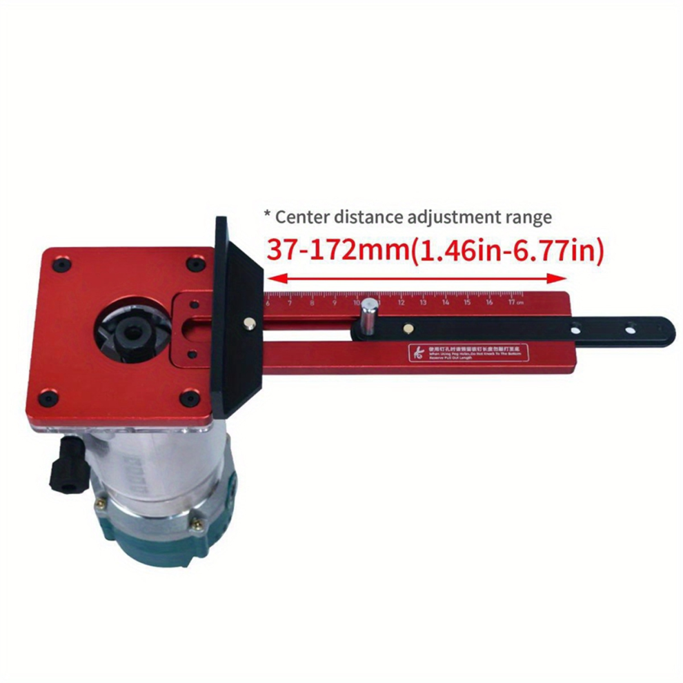 Woodworking Circle Cutting Jig,Router Slotting Base W/Adjustable Exten 4852641446534