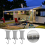 16 PCS RV Awning Light Clips Hooks, Double Sided Campers Holders Hooks 6
