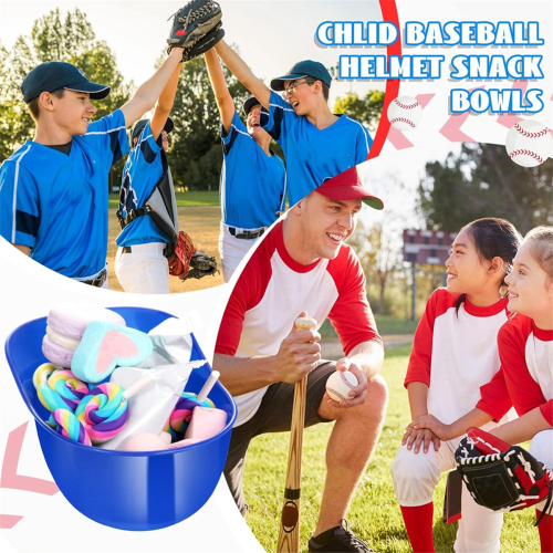Cască de baseball cu înghețată și gustări, cască mini pentru copii, cască cu înghețată și chipsuri 2