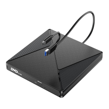 Unidade externa de CD/DVD, leitor de DVD portátil, unidade de ROM, gravador de CD D