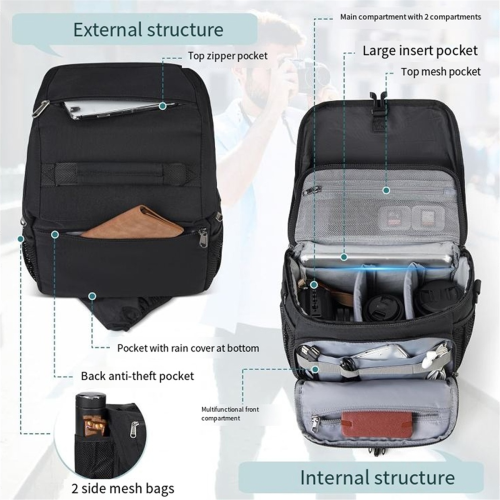 Camera Storage Bag SLR Shoulder Messenger Stand-Alone Light Weight Wat 2