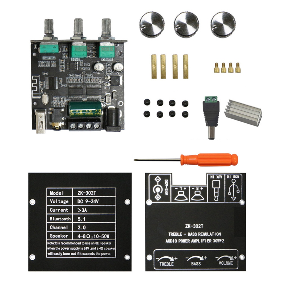 302T Bluetooth Digital Power Module 2.0 Stereo Dual Mercy 30W+30W 5.1 4852641454867