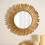 Gothic Retro Decorative Mirrors Nordic Princess Round Macrame Handicra 6