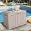 45 Gallon Resin Deck Box, Lockable Patio Outdoor Storage Box - Grey 3