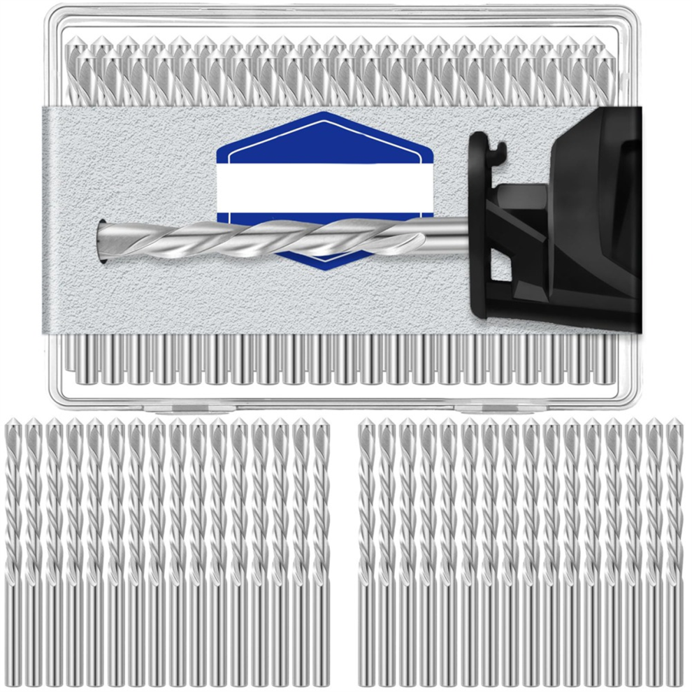 100 Pieces Drywall Drill Bits Pilot Point Cutting Diameter Router For 4852641463203