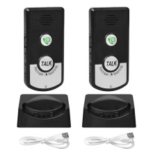 Monitor de voz de intercomunicação sem fio inteligente bidirecional adequado para casa