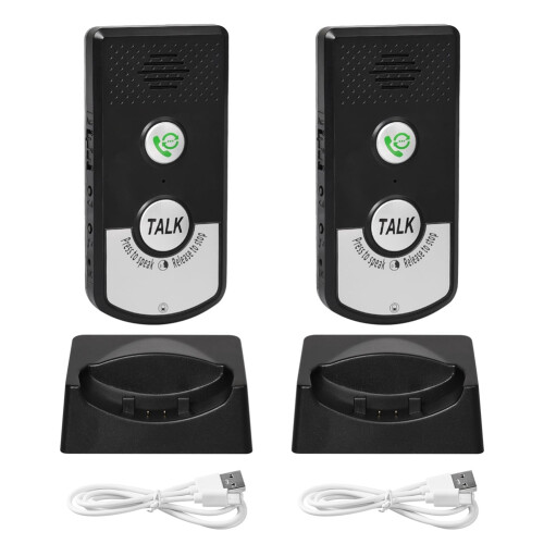 Trådløs intercom med stemmemonitor, smart toveis, egnet for Ho