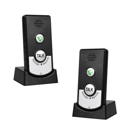Trådløs intercom med stemmemonitor, smart toveis, egnet for Ho 2