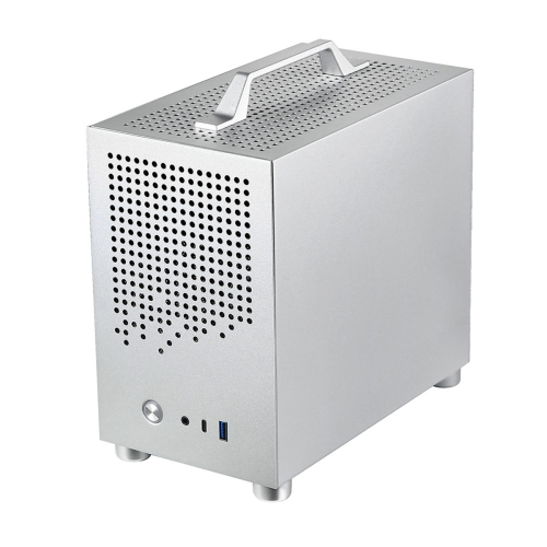 Θήκη Micro-ITX για υπολογιστή SKTC A17 SGCC Υποστήριξη υπολογιστή Mini Silver