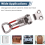 4PCS Adjustable Toolbox Case Metal Toggle Latch Catch Clasp Quick Rele 6