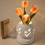 Φωτιστικό γραφείου Tulip Night Light με τεχνητό λουλούδι και βάζο με κοπτικό USB Ch 9