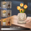 Φωτιστικό γραφείου Tulip Night Light με τεχνητό λουλούδι και βάζο με κοπτικό USB Ch 6