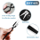 3Pcs Precision Ceramic Reverse Tweezers, Straight & Curved Tips Tweeze 7