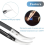 3Pcs Precision Ceramic Reverse Tweezers, Straight & Curved Tips Tweeze 6