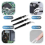 3Pcs Precision Ceramic Reverse Tweezers, Straight & Curved Tips Tweeze 8