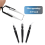 3Pcs Precision Ceramic Reverse Tweezers, Straight & Curved Tips Tweeze 5