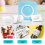 Mini Label Printer Thermal Portable Inkless Sticker Paper Wireless 9