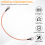 Adaptador PL259/UHF Fêmea para N Macho RG142 Cabo Coaxial de Baixa Perda de 12 polegadas 5