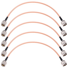 PL259/UHF vrouwelijk naar N mannelijk adapter RG142 coaxkabel met laag verlies 12 inch