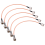 Adaptador PL259/UHF Fêmea para N Macho RG142 Cabo Coaxial de Baixa Perda de 12 polegadas 3