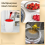 Fine Mesh Paint Strainer, Double Handle Bucket Strainer Tool Insert fo 6