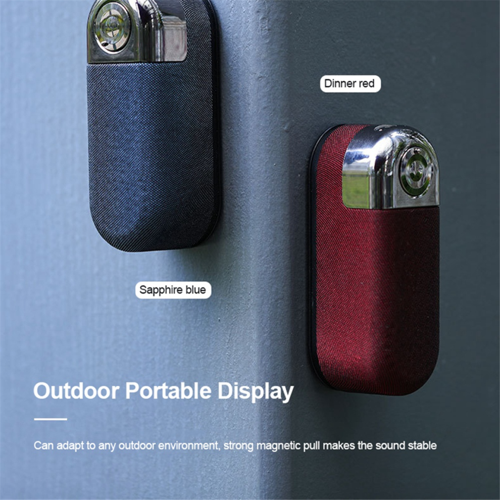 Mini Magnetic Bluetooth Speaker Portable Subwoofer Wireless Music Play 4852641474391